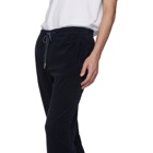 Z Zegna Navy Corduroy Trousers