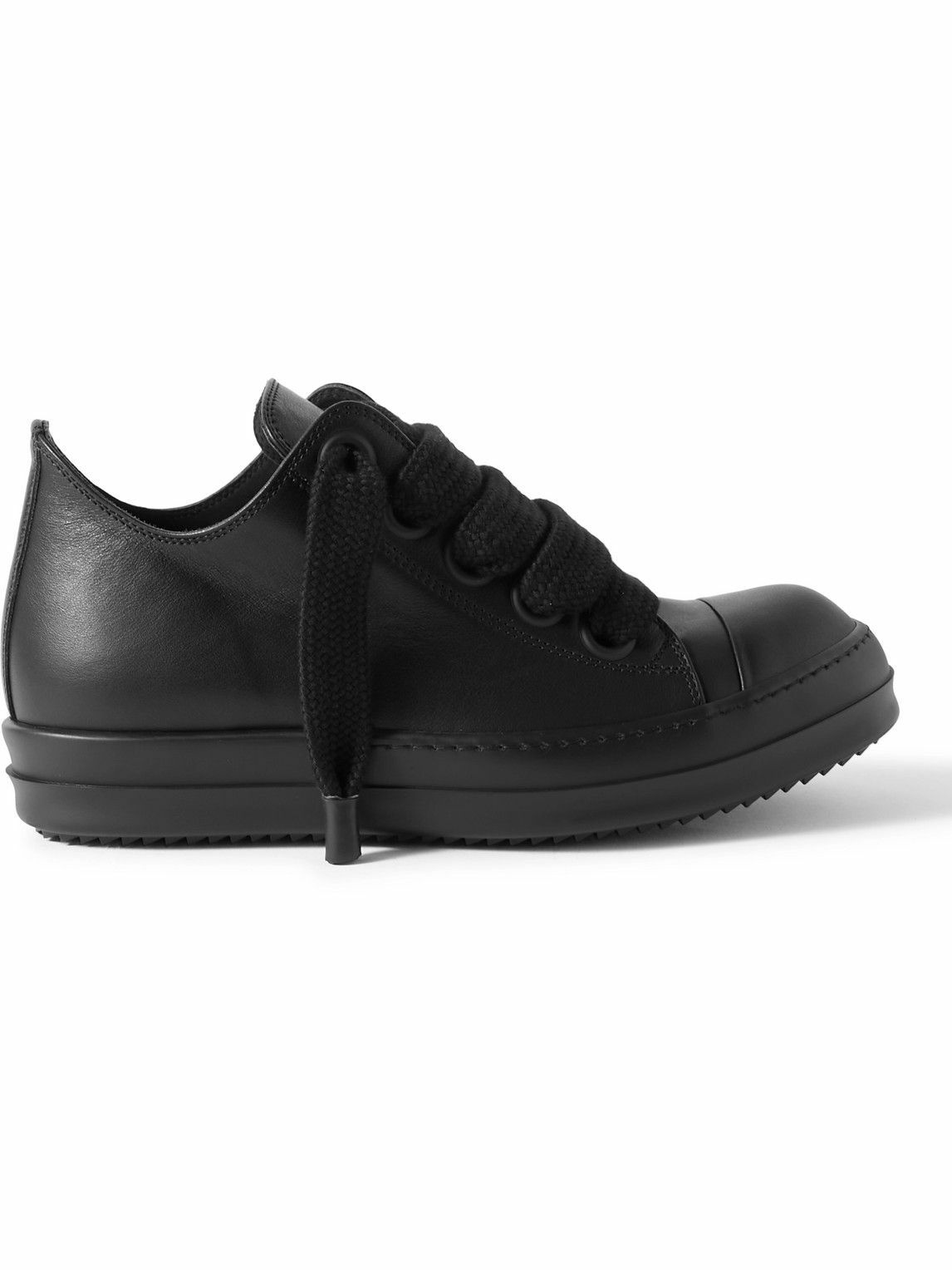 Photo: Rick Owens - Leather Sneakers - Black