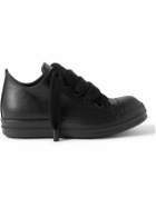 Rick Owens - Leather Sneakers - Black