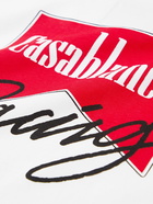 Casablanca - Logo-Print Cotton-Jersey T-Shirt - White