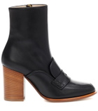 Loewe Leather loafer ankle boots