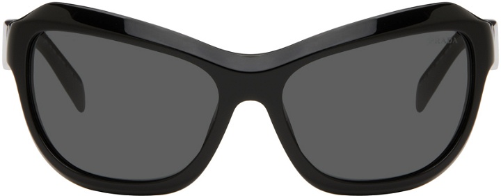 Photo: Prada Eyewear Black Swing Sunglasses