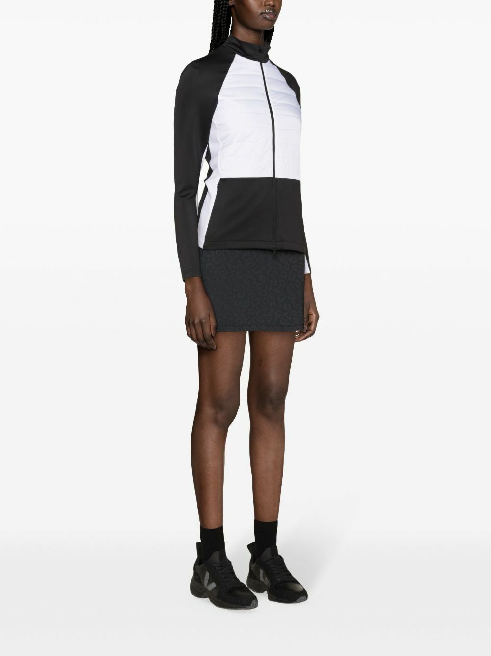 J.Lindeberg White Lourdes Hybrid Midlayer Jacket