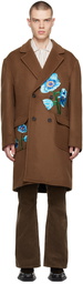 Awake NY Brown Oversized Coat