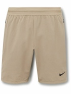 Nike Training - Flex Rep 4.0 Straight-Leg Mesh-Panelled Dri-FIT Ripstop Shorts - Neutrals