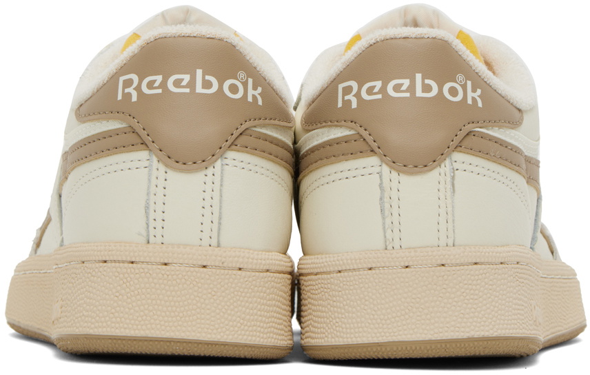 Reebok Classics Off-White & Taupe Club C Revenge Vintage Sneakers Reebok  Classics