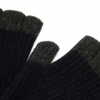 Howlin by Morrison Men's Howlin' No Fingers In There Ribbed Gloves in Navy 