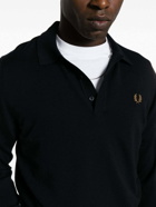 FRED PERRY - Logo Wool Blend Polo Shirt