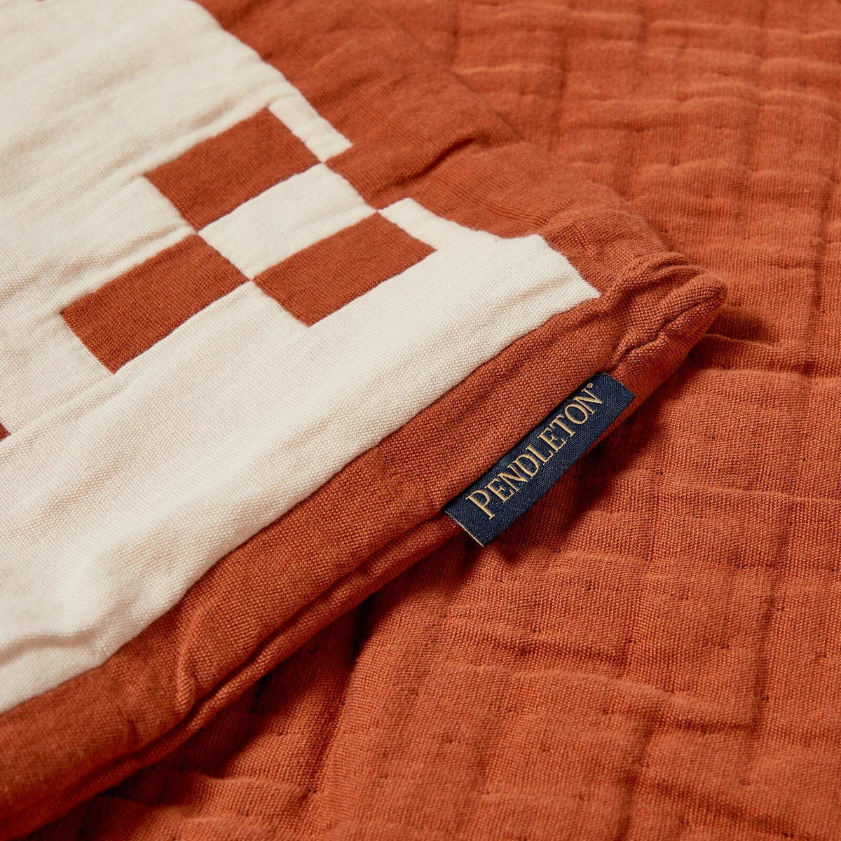 Pendleton Organic Cotton Matelasse Cushion Cover in Echo Bluff