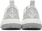 Casablanca Gray & White Court Silver Sneakers