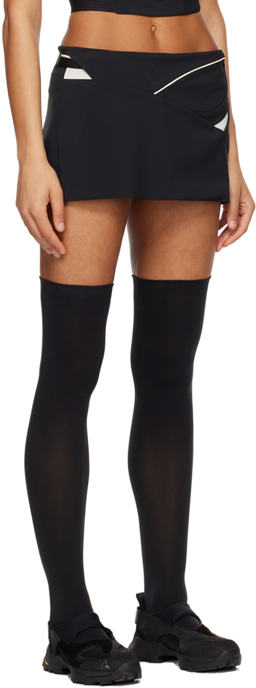 HYEIN SEO Black Wrap Miniskirt