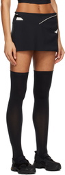 HYEIN SEO Black Wrap Miniskirt