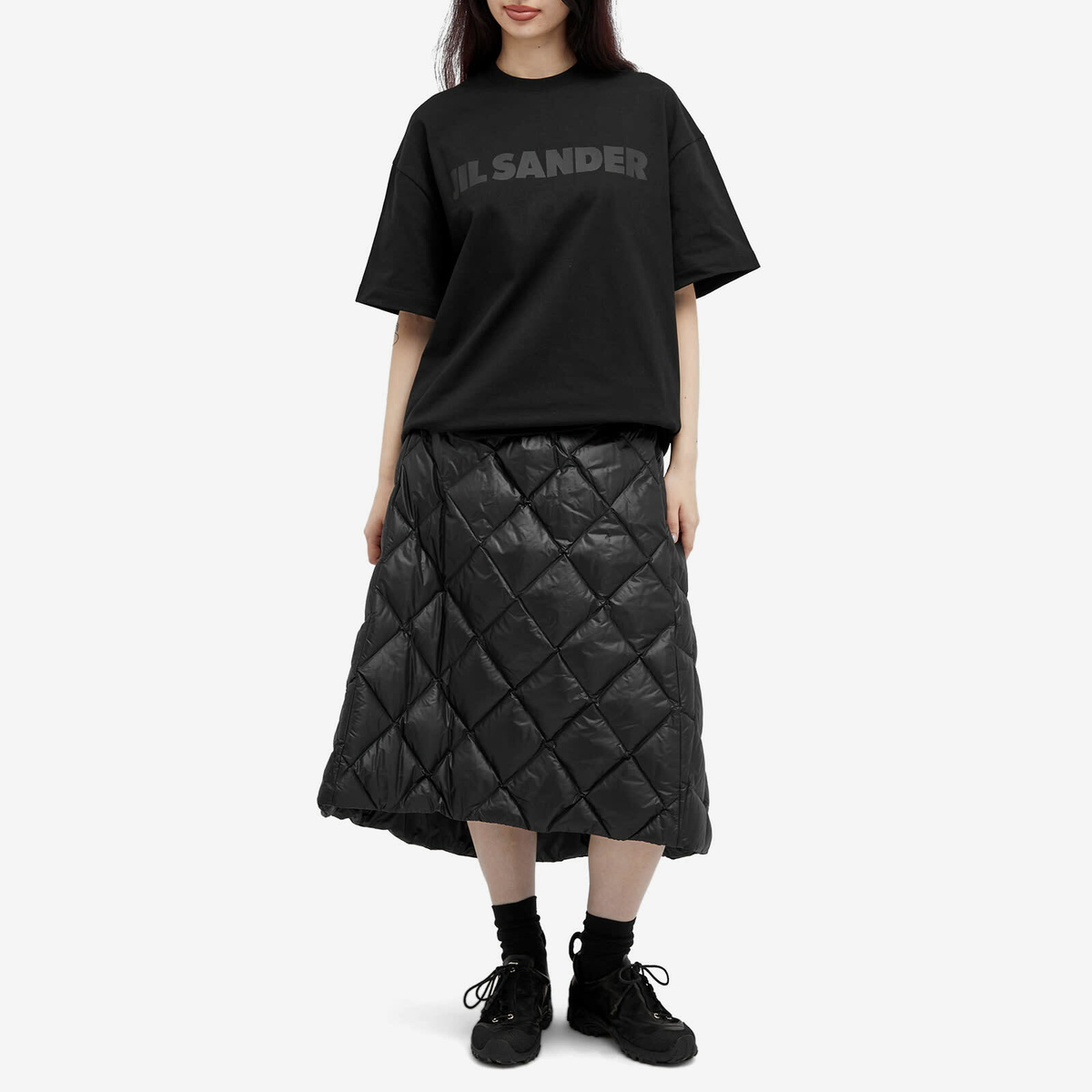 Jil Sander+ Women's Jil Sander 163 Midi Skirt in Black