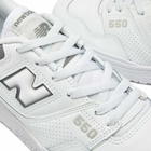 New Balance Men's BB550SWA Sneakers in White/Grey