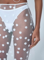 Cecilie Bahnsen Sheer Floral Overlay Skirt