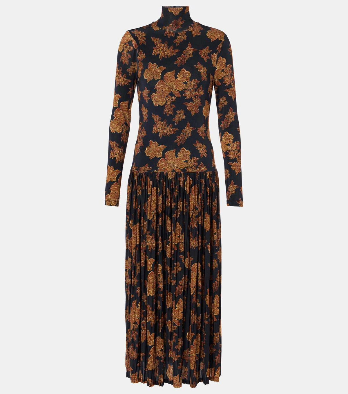 Ulla Johnson Amaya Floral Long Sleeve Dress