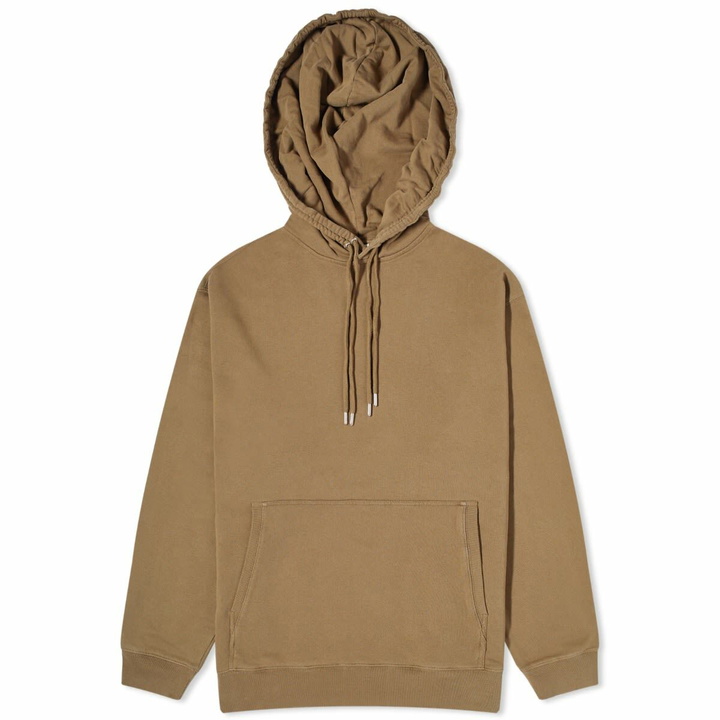 Photo: Dries Van Noten Men's Haxel Double Cord Popover Hoody in Khaki