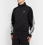 adidas Originals - Striped Jersey Track Jacket - Black