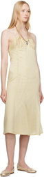 BELLE Yellow Flore Midi Dress
