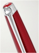Caran D'Ache - Léman Rouge Rhodium-Plated and Lacquered Fountain Pen