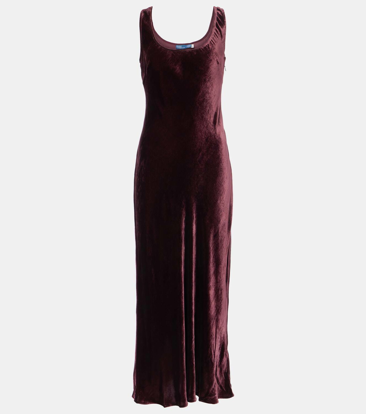 sachin and babi light blue dress Lauren Ralph Lauren Long Sleeve Asymmetric Velvet Dress main image 1