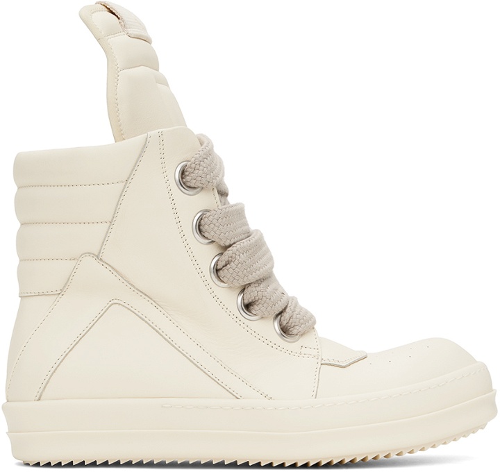Photo: Rick Owens Off-White Jumbo Laced Geobasket Sneakers