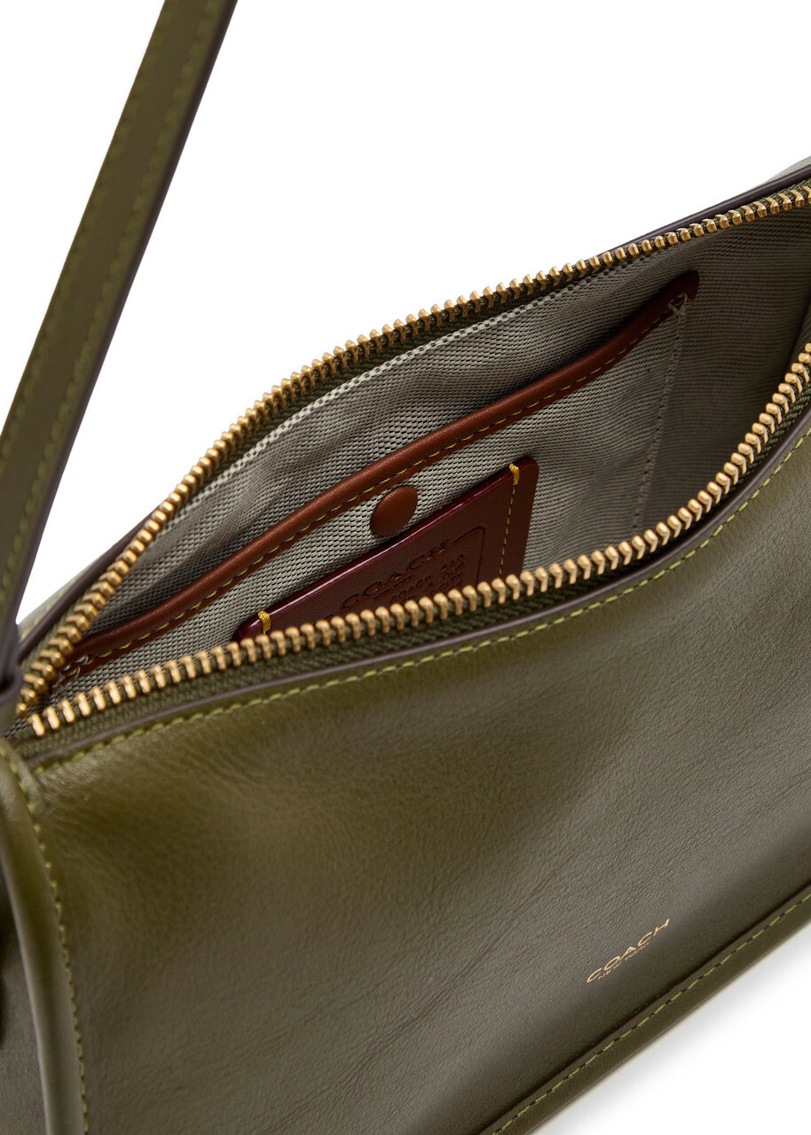 Coach Waverly Leather Shoulder bag - Olive - One Size