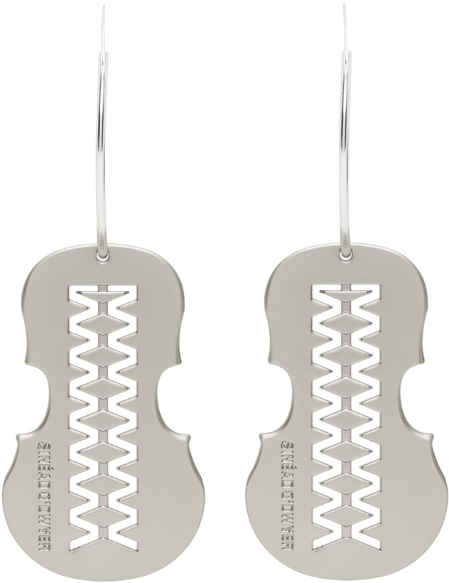 Photo: Sinéad O’Dwyer SSENSE Exclusive Silver Hoop Earrings