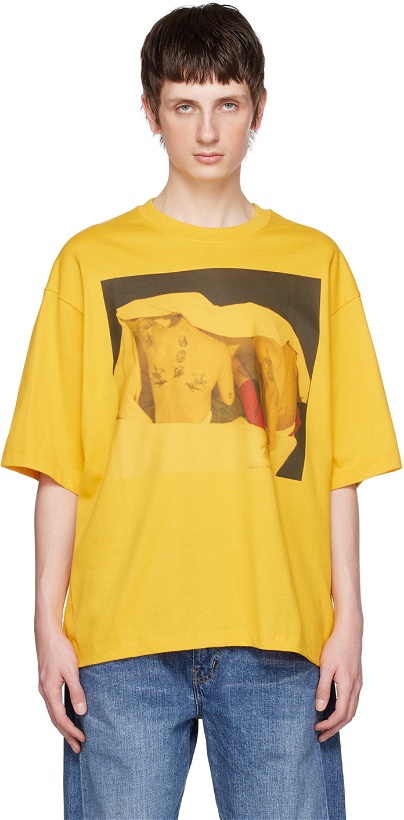 Photo: Calvin Klein Yellow Huddle T-Shirt