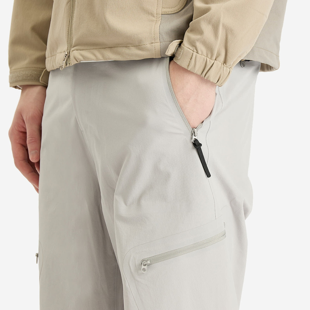 Hiking Patrol Men's Technical Trousers in Light Grey