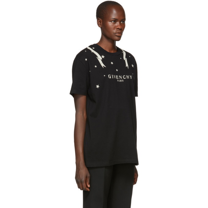 Givenchy Black Gemini Logo T-Shirt Givenchy