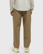 Goldwin One Tuck Tapered Stretch Pants Beige Mens Casual Pant