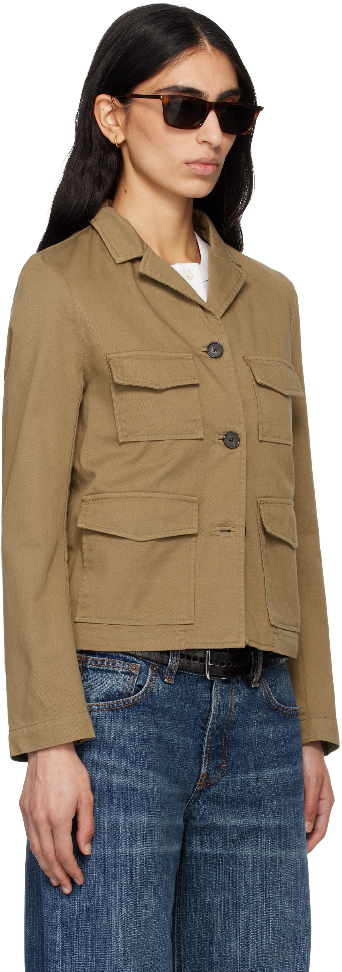 JEANERICA Khaki Carole Jacket