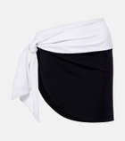 Balmain Asymmetric beach cover-up