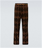 Dries Van Noten - Silk and cotton Ikat pants