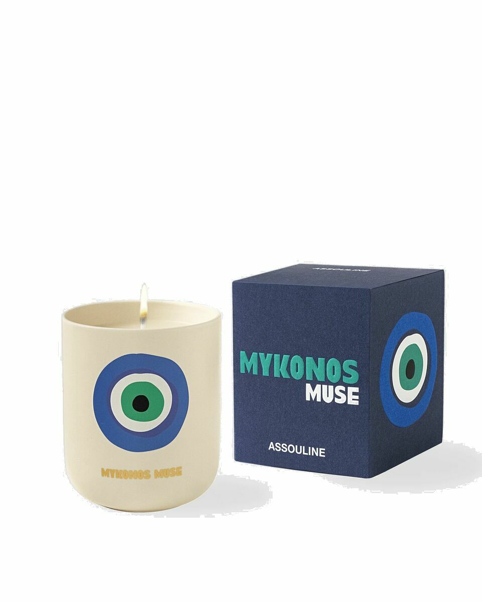 Photo: Assouline Mykonos Muse Travel Candle Blue - Mens - Home Deco