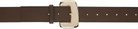 Beaufille Brown Slant Belt
