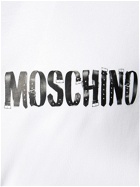 MOSCHINO - Logo Print Organic Cotton T-shirt