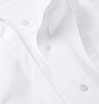 JW Anderson - Grandad-Collar Tie-Detailed Cotton Shirt - White