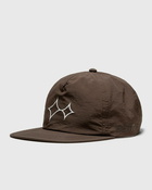 Bstn Brand Logo Nylon Cap Brown - Mens - Caps