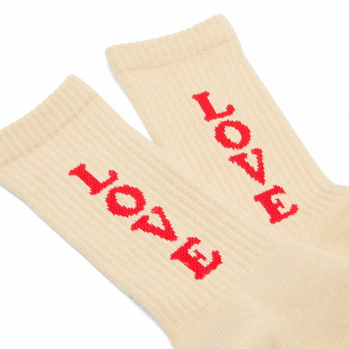 Rostersox Love Socks in Beige