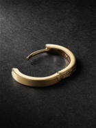 KOLOURS JEWELRY - Fortis Medium Gold Diamond Single Hoop Earring