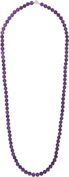 NEEDLES Purple Amethyst Bead Necklace