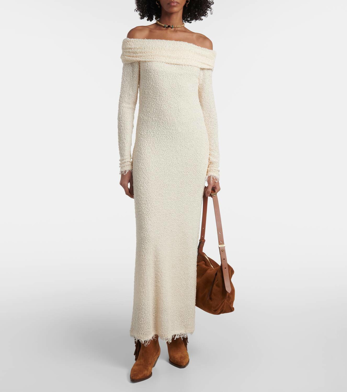 leopard print dress maxi Women's In Case You Forgot Tan Leopard Print Satin Halter Maxi Dress | Size: L