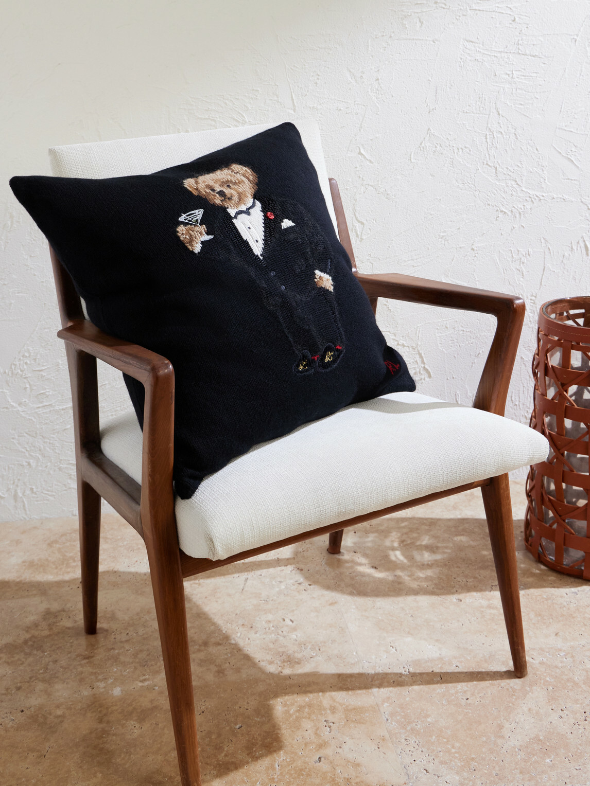 Ralph Lauren Home - Martini Bear Cashmere-Blend Cushion