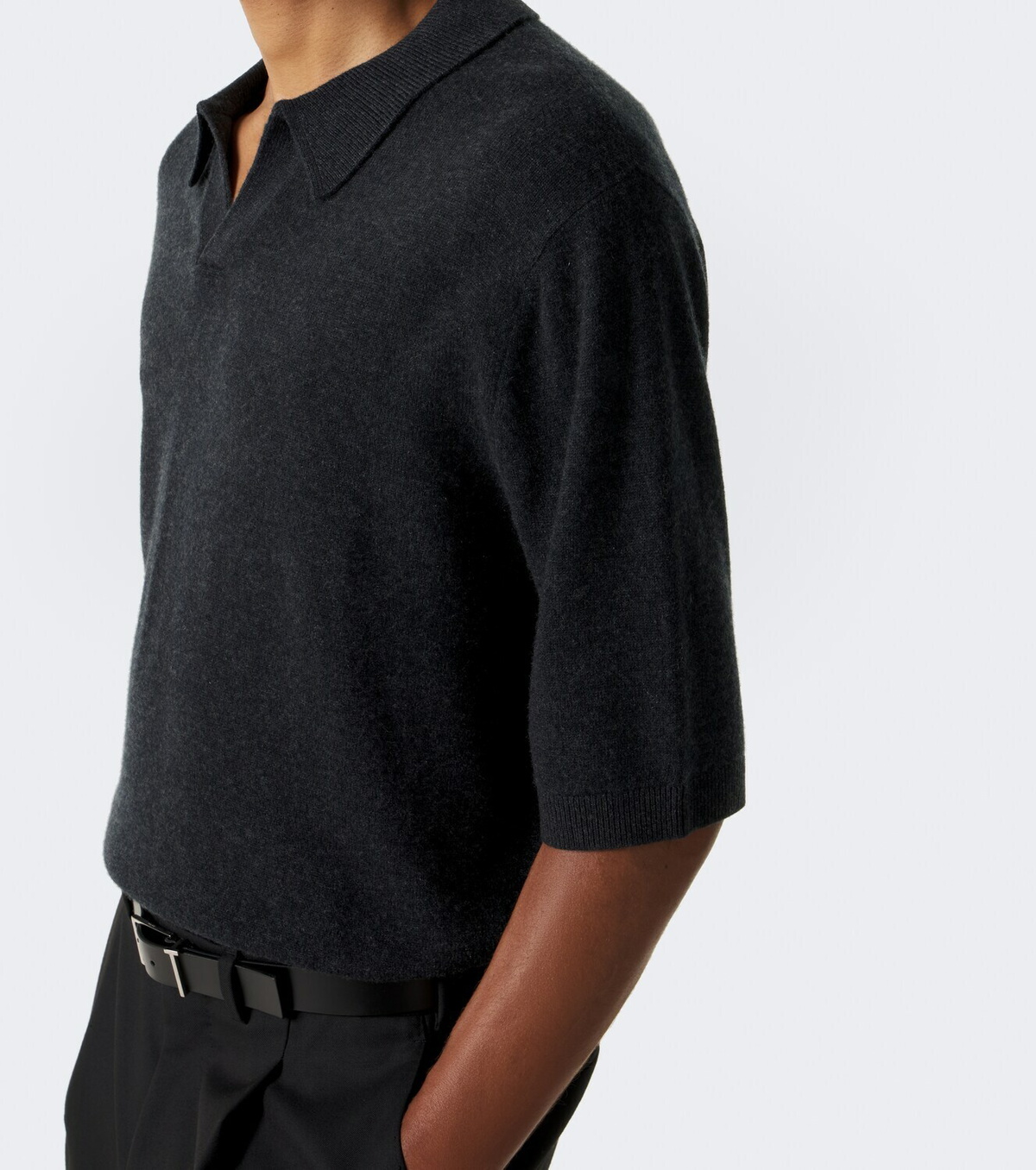 Le Kasha Bale cashmere polo sweater