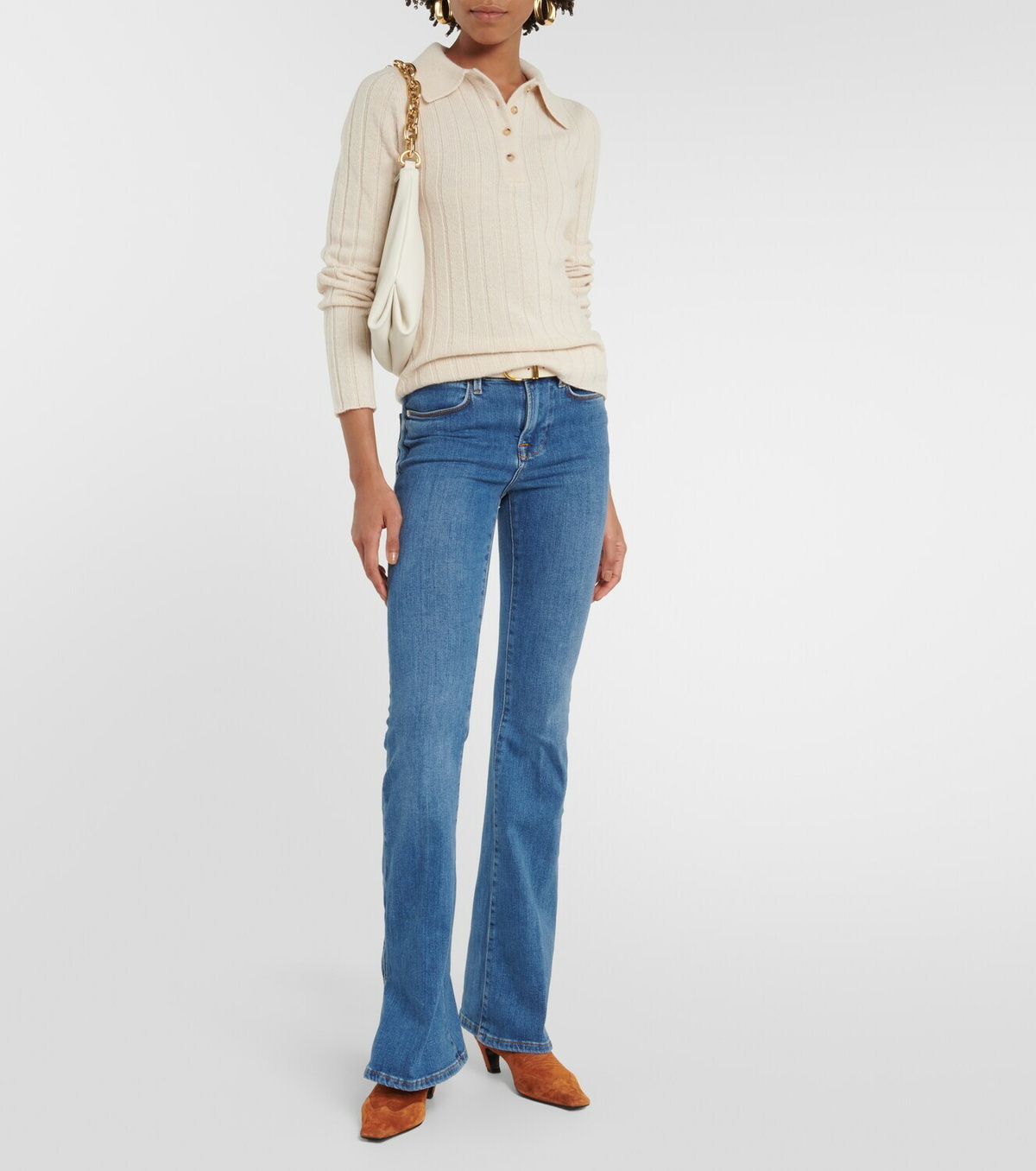 Frame Le High Flare mid-rise jeans Frame Denim