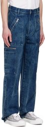 Givenchy Blue Relaxed-Fit Jeans