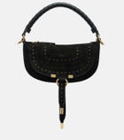 Chloé Marcie Small studded suede shoulder bag