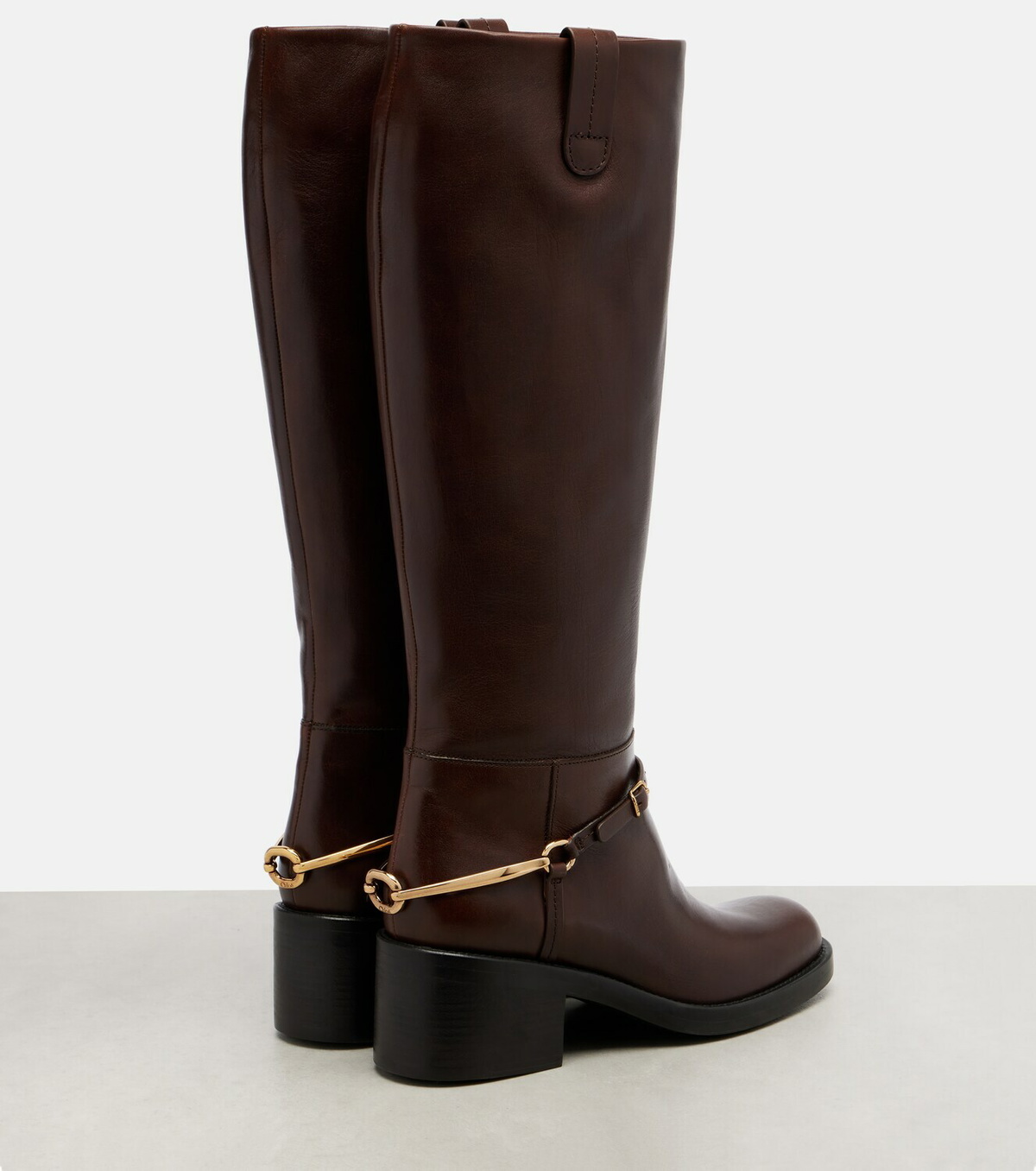 Chloé Dakota 60 leather knee-high boots